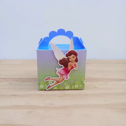 Caixa Lanchinho Rosetta Tinkerbell Fadas Personalizadas