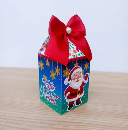 Caixa Milk Natal Personalizada -lembrancinha de Natal
