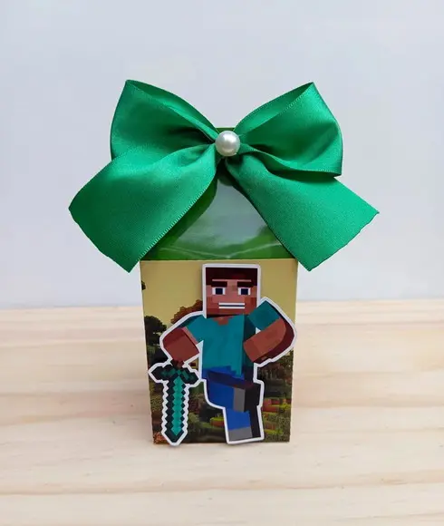 Caixa Milk Minicraft Personalizada