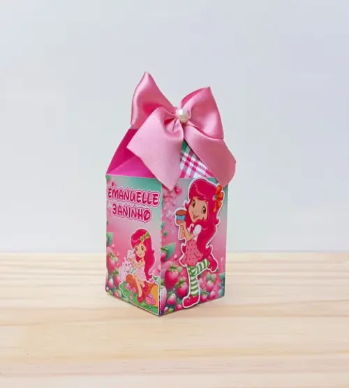 Caixa Milk Moranguinho Personalizada