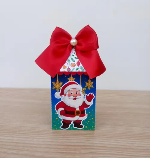 Caixa Milk Natal Personalizada -lembrancinha de Natal