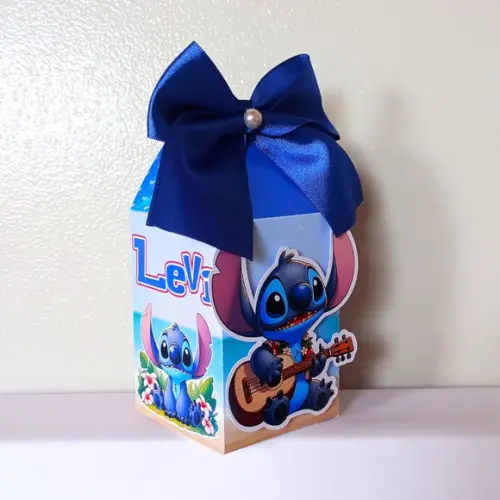 Caixa Milk Personalizada Stitch