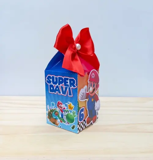 Caixa Milk Personalizada Super Mário Bros
