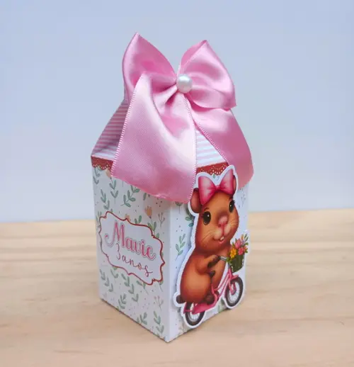 Caixa Milk Tema Capivara Personalizada