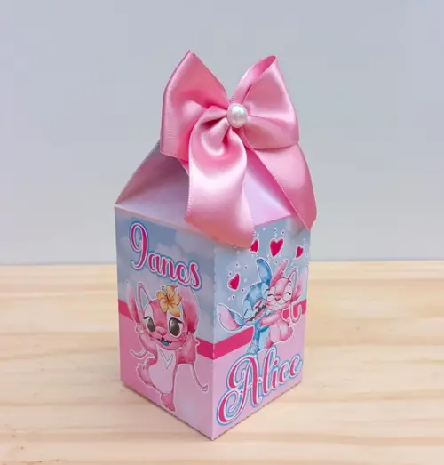 Caixa Milk Stitch e Angel Personalizada