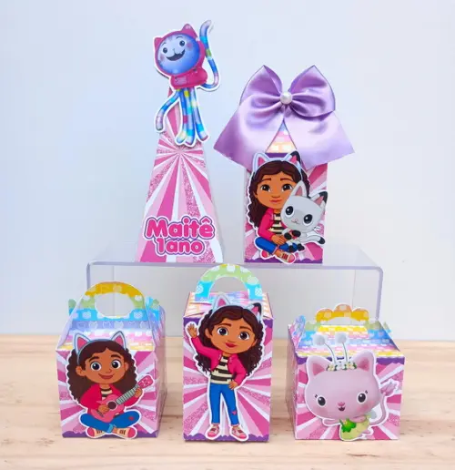 Kit 15 Caixas a Casa Mágica da Gabby Personalizadas