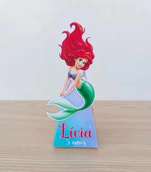 Kit 15 Caixas Ariel a Pequena Sereia Personalizadas