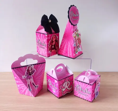 Kit 15 Caixas Emily Vick os Rosas Personalizadas