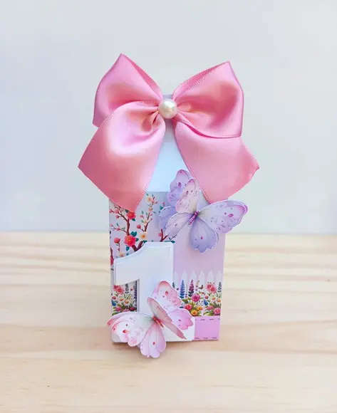 Kit 15 Caixas Jardim das Borboletas Personalizada