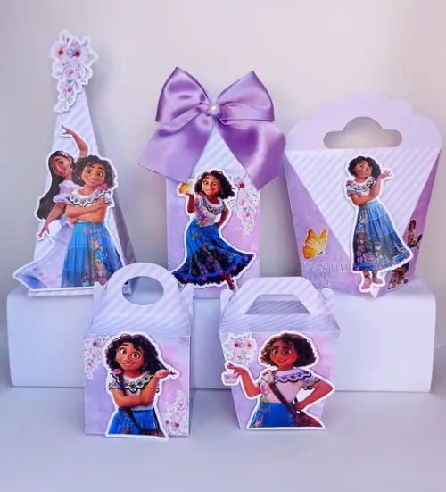 Kit 15 Caixas Personalizadas Encanto