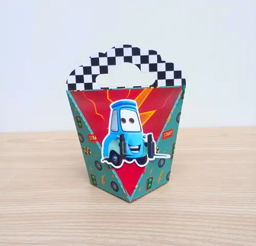 Kit 15 Caixas Relâmpago Mcqueen-disney Carros Personalizadas