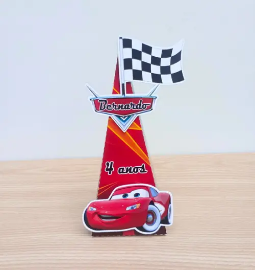 Kit 15 Caixas Relâmpago Mcqueen-disney Carros Personalizadas