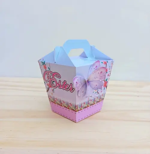 Kit 20 Caixas Jardim das Borboletas Personalizada