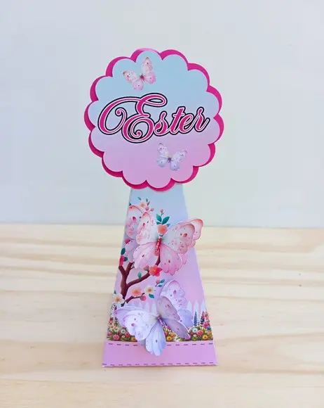 Kit 20 Caixas Jardim das Borboletas Personalizada
