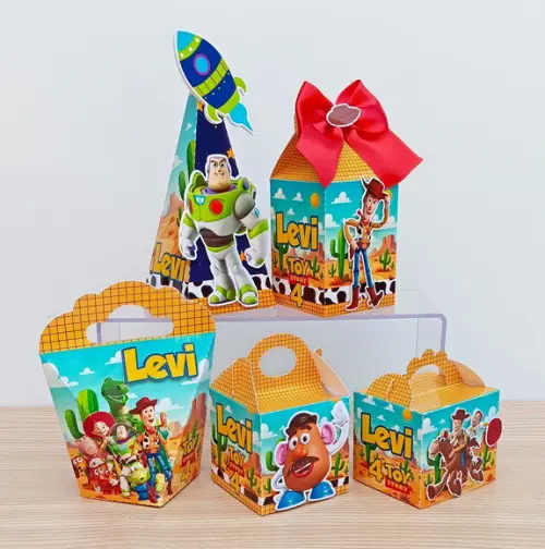 Kit 20 Caixas Toy Story Personalizadas