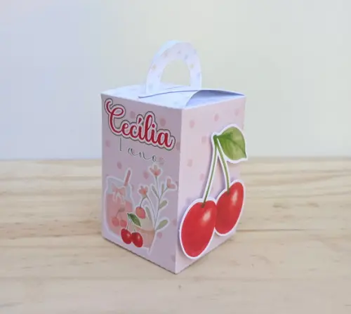 Kit 24 Caixas Cerejinha Personalizadas
