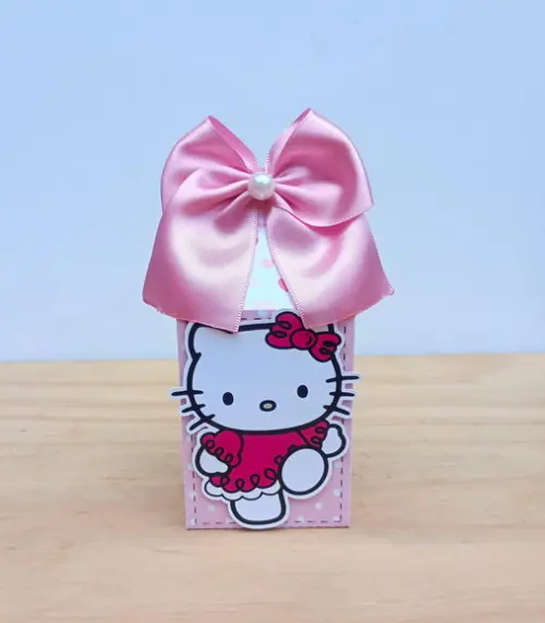 Kit 25 Caixas Hello Kitty Personalizadas