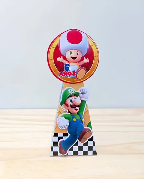 Kit 25 Caixas Personalizadas Super Mário Bros