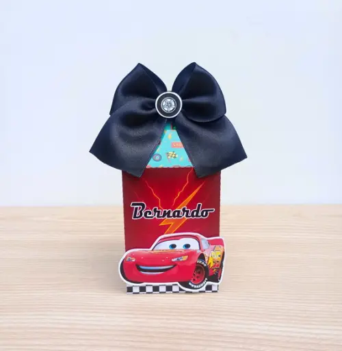 Kit 25 Caixas Relâmpago Mcqueen-disney Carros Personalizadas