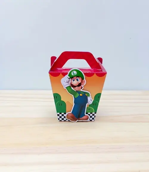 Kit 30 Caixas Personalizadas Super Mário Bros