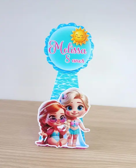 Kit 30 Caixas Princesas Disney Pool Party Personalizadas