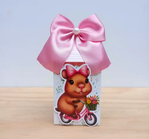 Kit 30 Caixas Tema Capivara Personalizadas