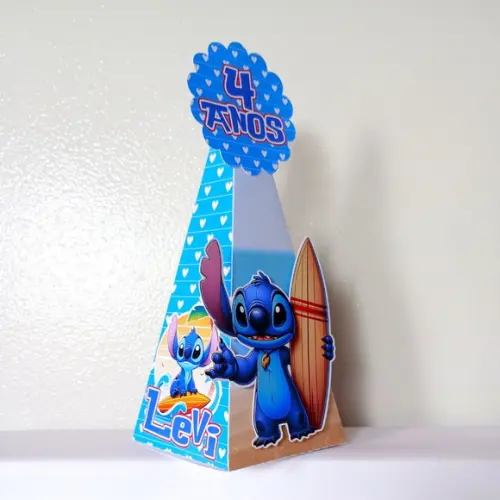 Kit 40 Caixas Personalizadas Stitch