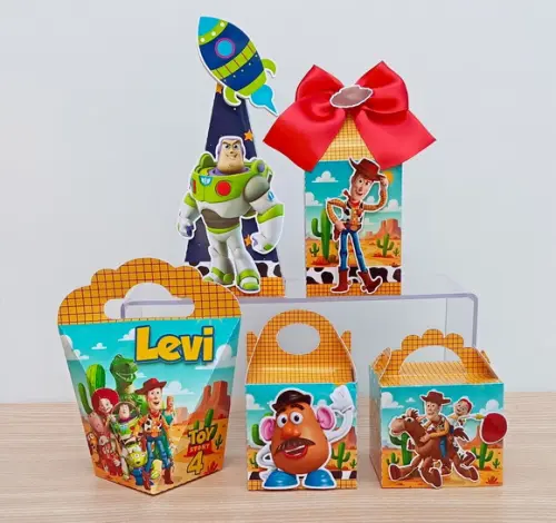 Kit 40 Caixas Toy Story Personalizadas