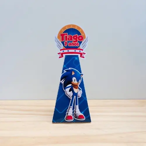 Kit 50 Caixas Sonic Personalizadas
