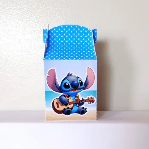 Kit Caixas Personalizadas Stitch (50 Caixas)