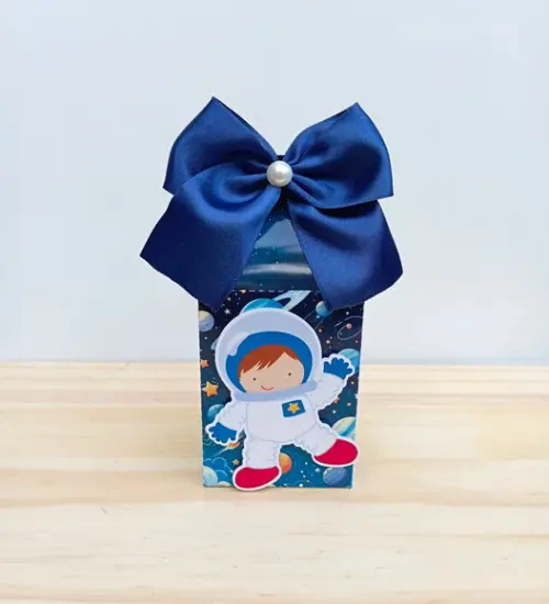 Kit Festa Astronauta Personalizadas- 50 Caixas