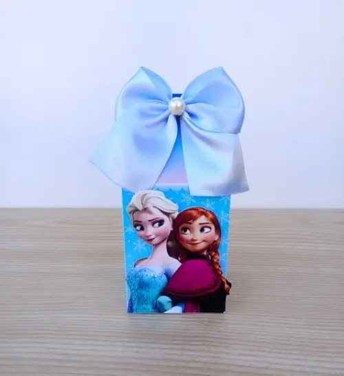 Lembrancinha Caixa Milk Frozen Personalizada