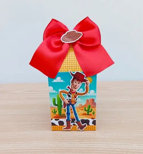 Lembrancinha Caixa Milk Toy Story Personalizada Menina
