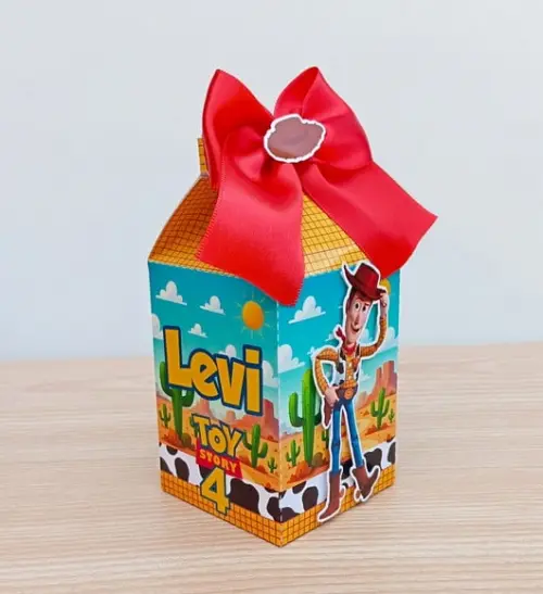 Lembrancinha Caixa Milk Toy Story Personalizada Menina