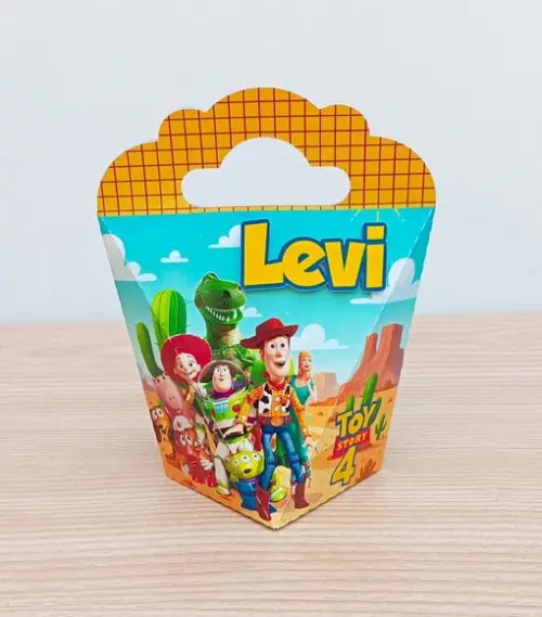 Lembrancinha Toy Story Caixa Coração Personalizada