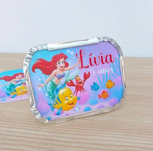 Marmita Ariel a Pequena Sereia Personalizada