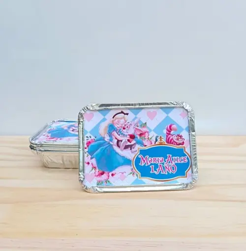 Marmita Alice no País das Maravilhas Personalizada
