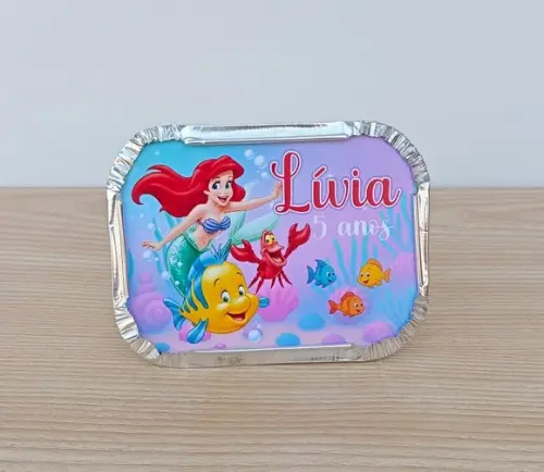 Marmita Ariel a Pequena Sereia Personalizada
