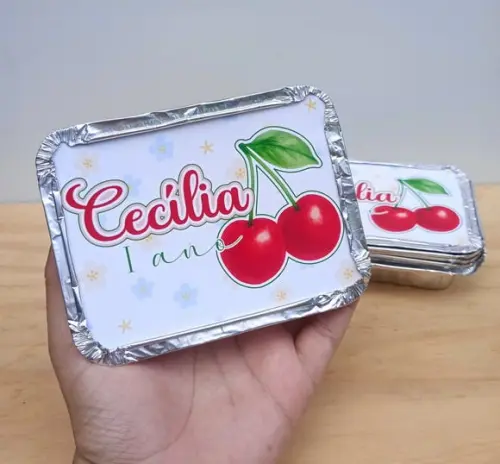 Marmita Cerejinha Personalizada- Lembrancinha Cerejinha