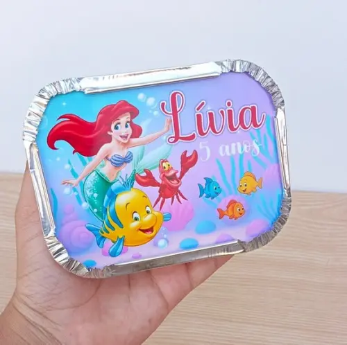 Marmita Ariel a Pequena Sereia Personalizada