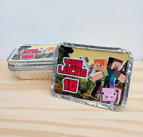 Marmita Minicraft Personalizada