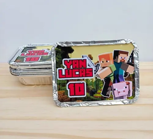Marmita Minicraft Personalizada