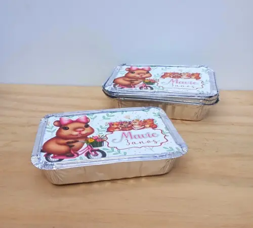 Marmita Personalizada Tema Capivara- Lembrancinha Capivara