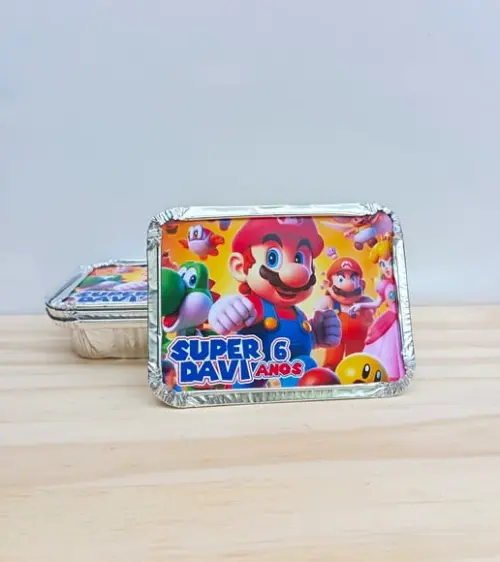 Marmita Super Mário Bros Personalizada