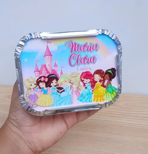 Marmita Princesas Disney Cute Personalizada