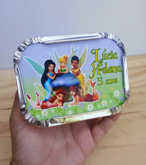 Marmita Tinker Bell - Disney Fadas Personalizada
