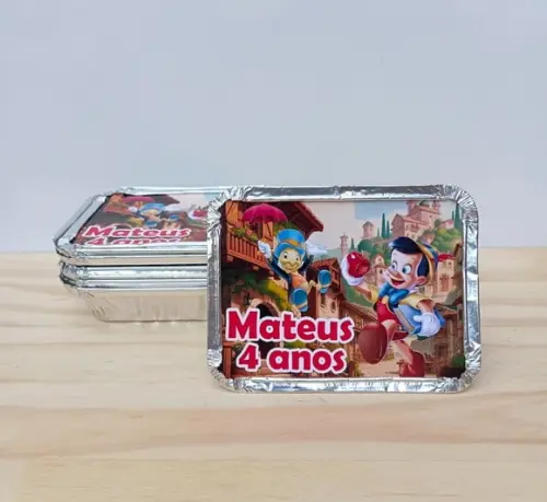 Marmitinha do Pinóquio Personalizada