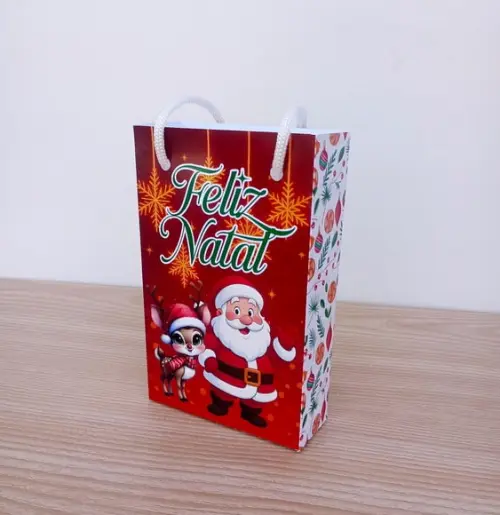 Sacolinha de Natal Personalizada P