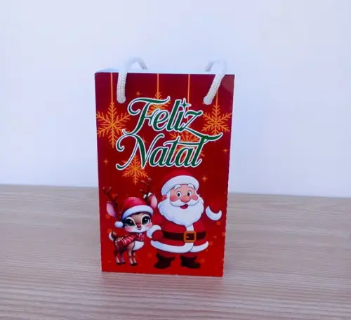 Sacolinha de Natal Personalizada P