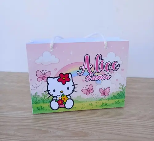 Sacolinha Hello Kitty Personalizadas m